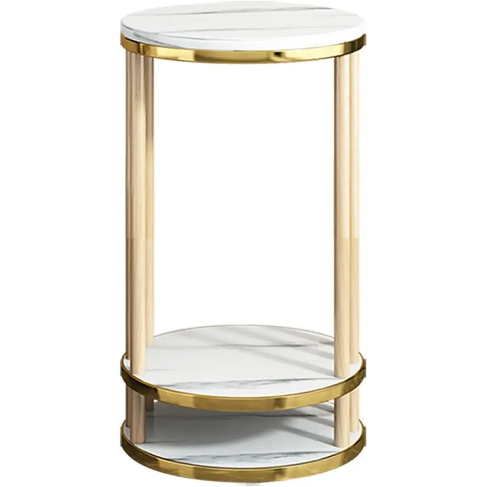 Elegant 2-Tier Wooden Plant Stand for Home, Hotel, or Homestay - 30x54cm, Color A