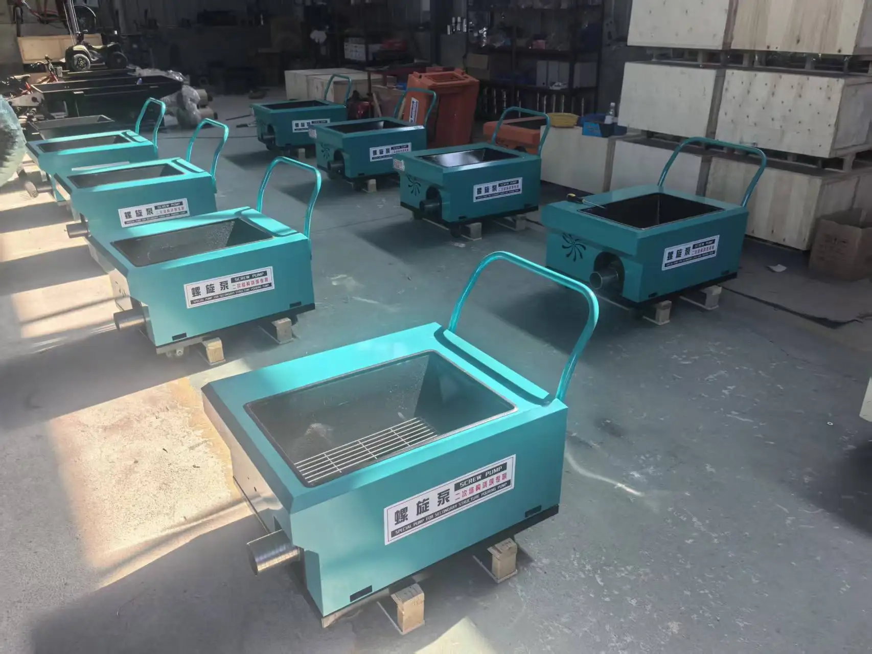 Cement Screw Pump for Rapid Feeding; Secondary Structure Fine Aggregate Pouring Ground Pump Feeding Machine