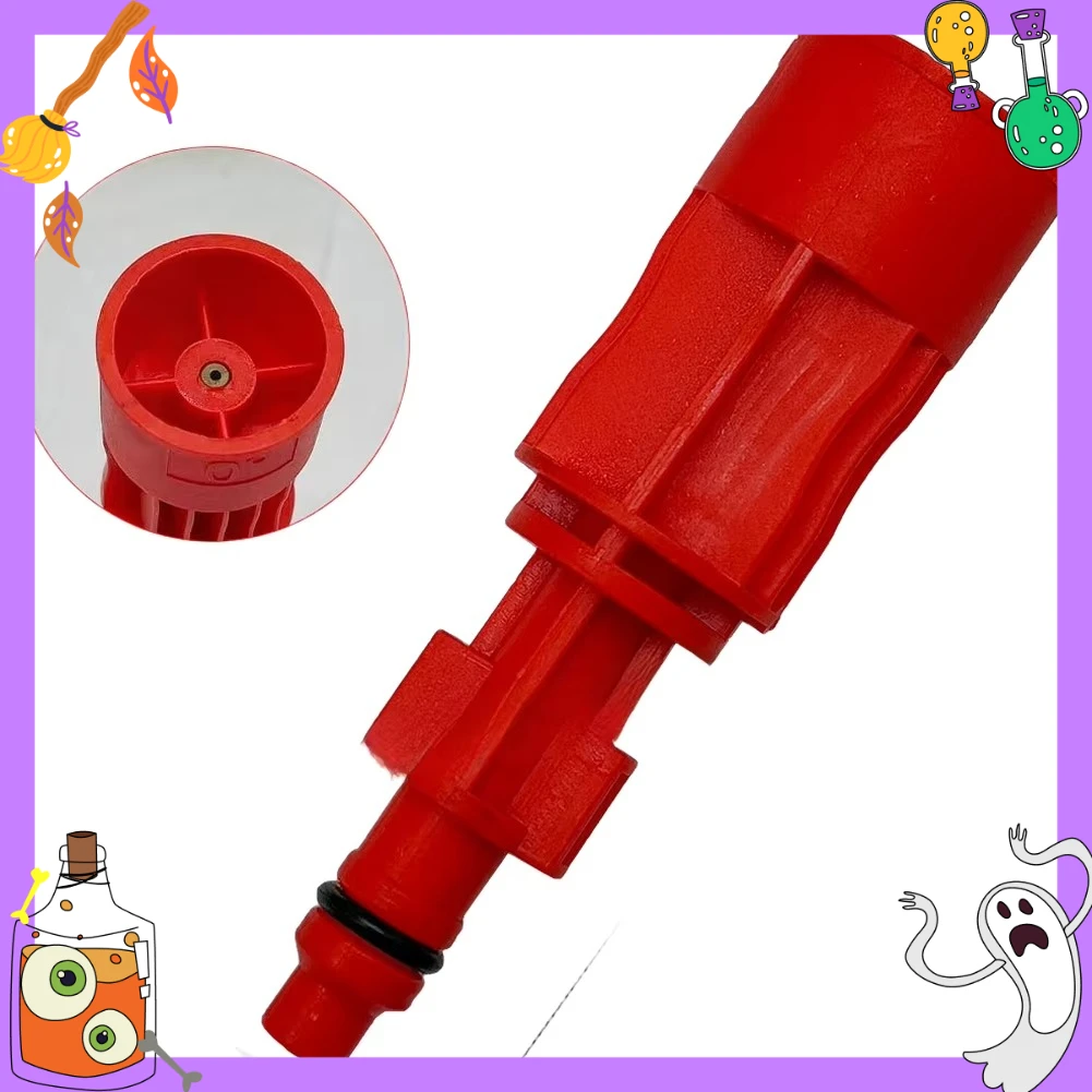 1pc 0 Degree Straight Spray Nozzle for High Pressure Car Washer Quick Connect Fitting Compatible with Lithium Battery Washers