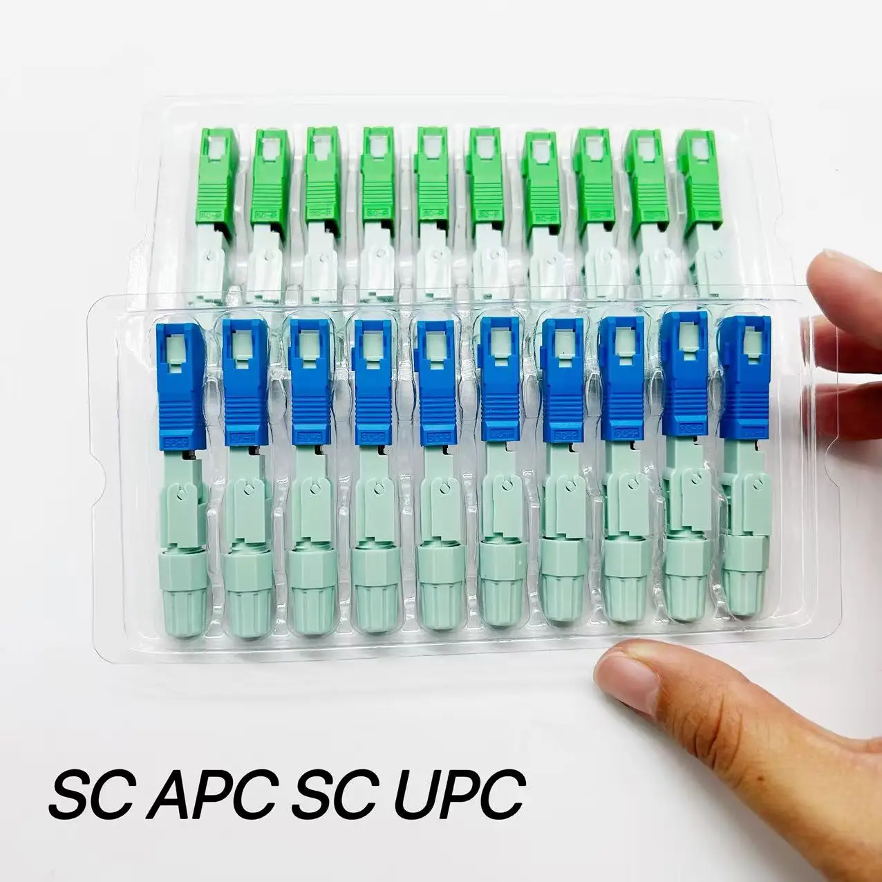 Fast shipping quick connector SC APC SC UPC CONNECTOR HIGH QUALITY FTTH FIBER OPTIC CONNERTOR