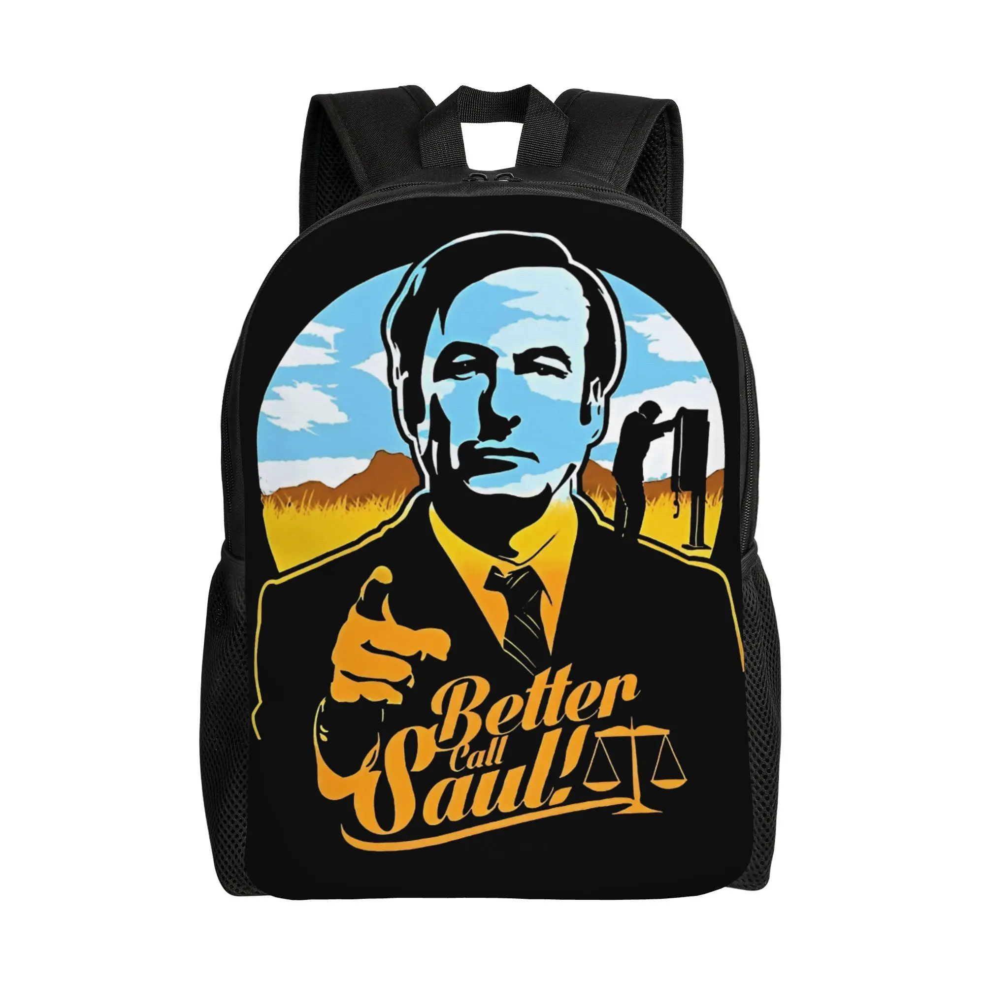 

Heisenberg Breaking Bad Backpack for Men Women Casual High School Hiking Travel Daypack 90s Laptop Computer Shoulder Bag Sports