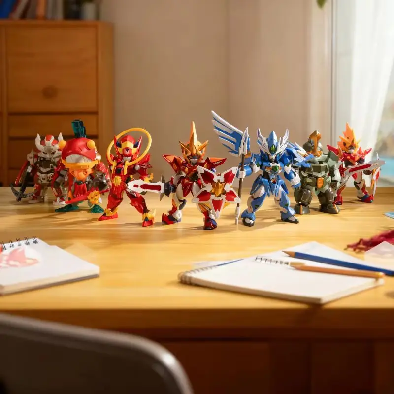 محرك نووي آو بينج معركة تجميع صندوق أعمى أول رصاصة Q نسخة عمل أرقام ألعاب عصرية سطح المكتب الديكور اللعب الهدايا #5