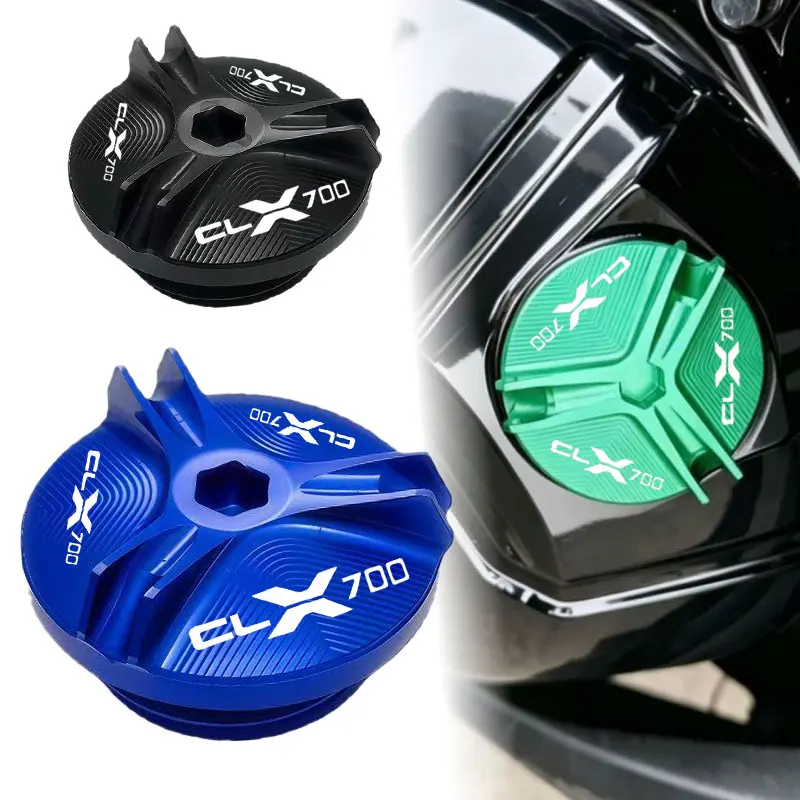 Motorcycle Engine Oil Cap Bolts Fuel Filler Cap Protection Accessories For CFMOTO 700 CLX CL-X 700 CLX700 CF MOTO 700 2021-2026
