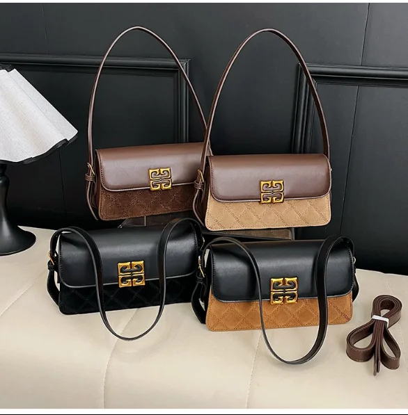 

Premium Light Luxury Underarm Bag Women's Large-capacity New Shoulder Bag Fashion Niche Design Temperament Retro Messenger Bag