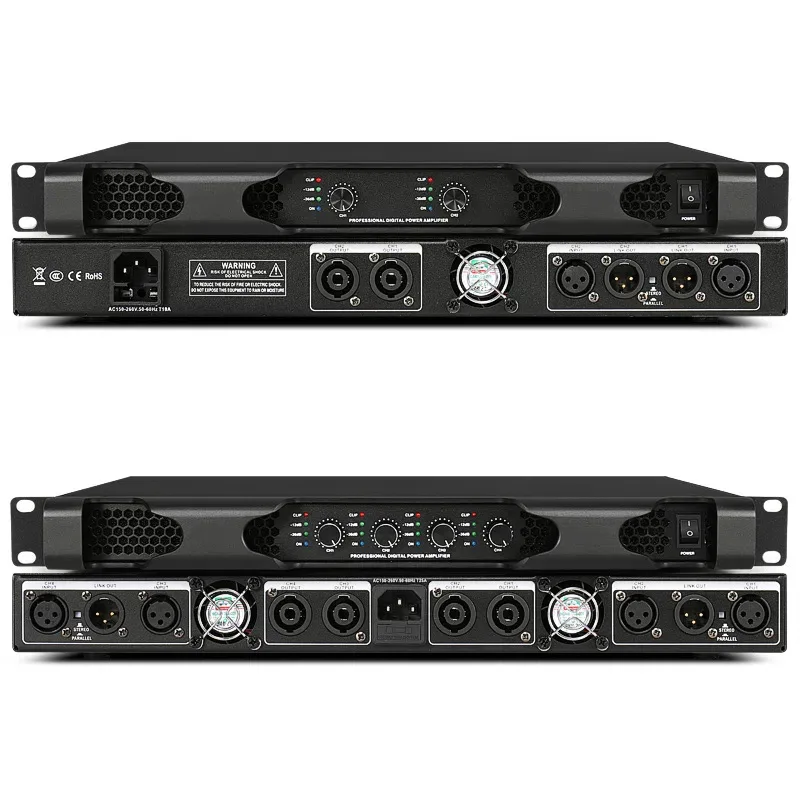 Professional digital power amplifier pure rear stage two-channel household stage fever high power amplifier