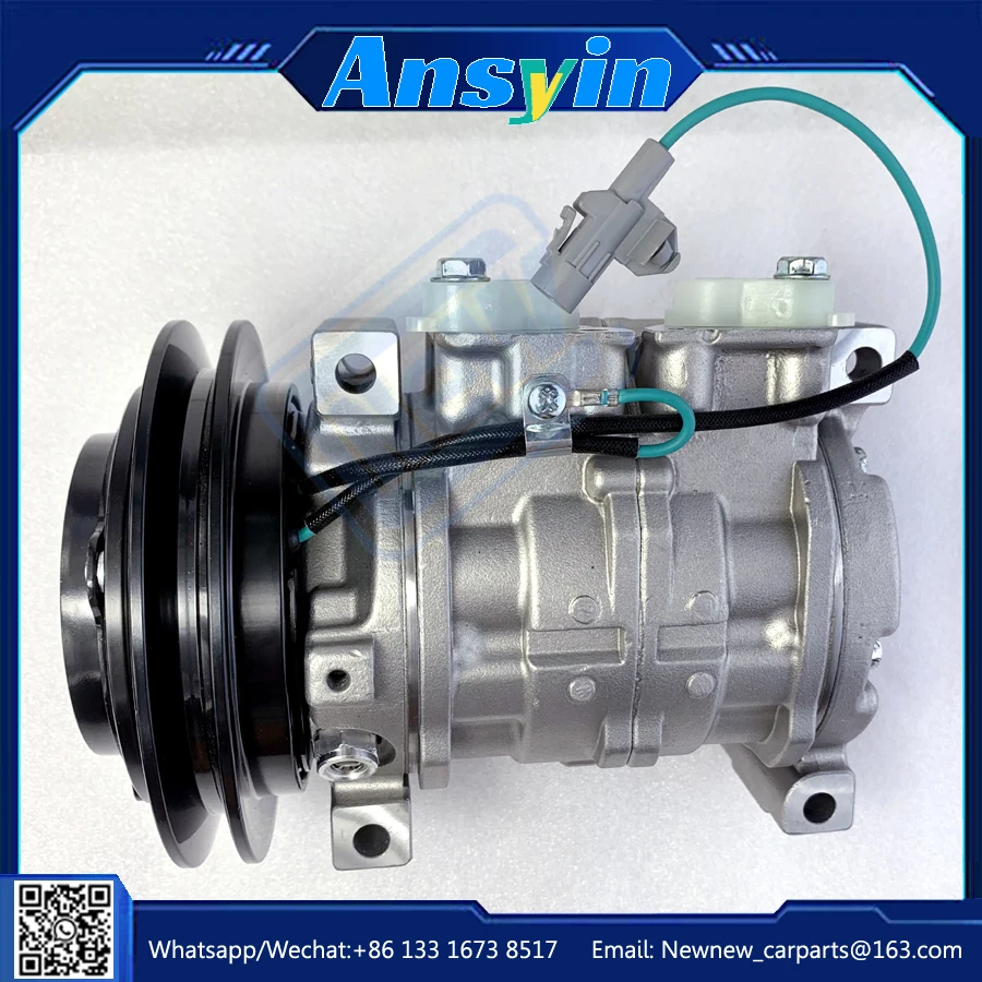 

Компрессор кондиционера 10S13C для грузовиков HINO RANGER 238, 258, 268, 338, 7.7L, артикулы: 88310E0110, 447220-4442, 88310-1740, 447180-2910