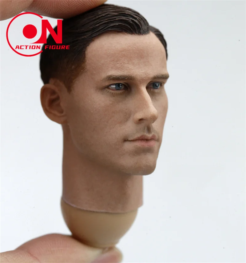 1/6 German Guard of Honor Aaron Head Sculpt WWII Male Soldier Head Carving Model Fit 12 inch Action Figure Body