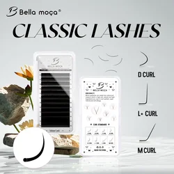 Bella moça Classic Lashes C/D Russia Volume Natural Professional Individual Eyelashes Extensions
