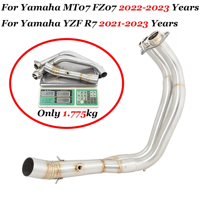 

Для Yamaha R7 2021-2025 TRACER 7 GT 2016-2024 мотоциклетная полная выхлопная система, глушитель из нержавеющей стали с DB Killer