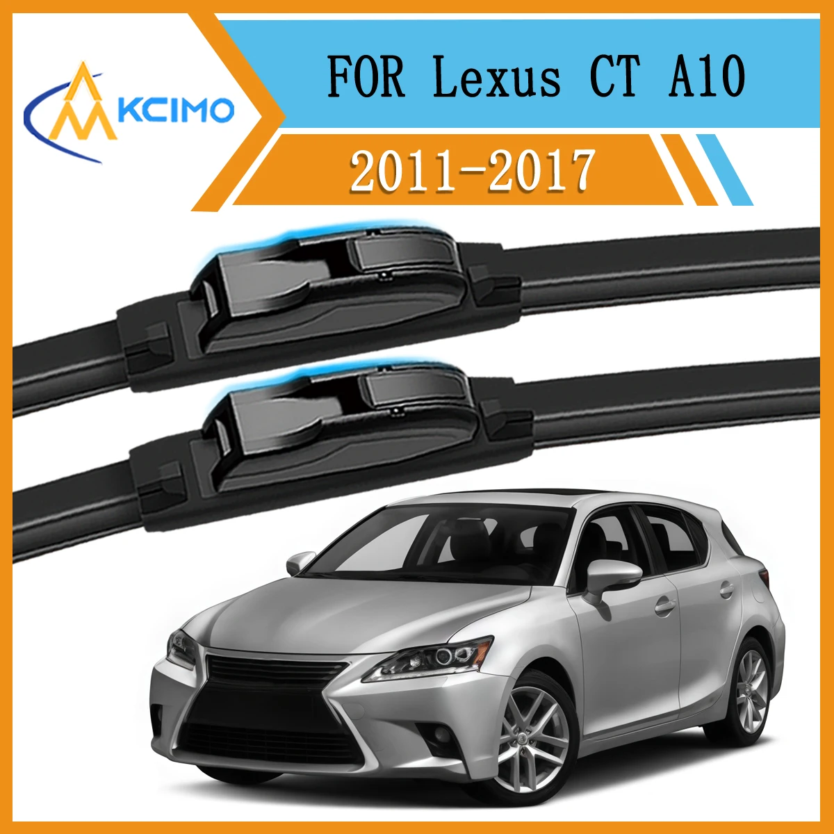 

Superior Weatherproof Windshield Wipers Replacement For Lexus CT A10 2011-2017 OE Exact Fit All-Season Wiper Blades