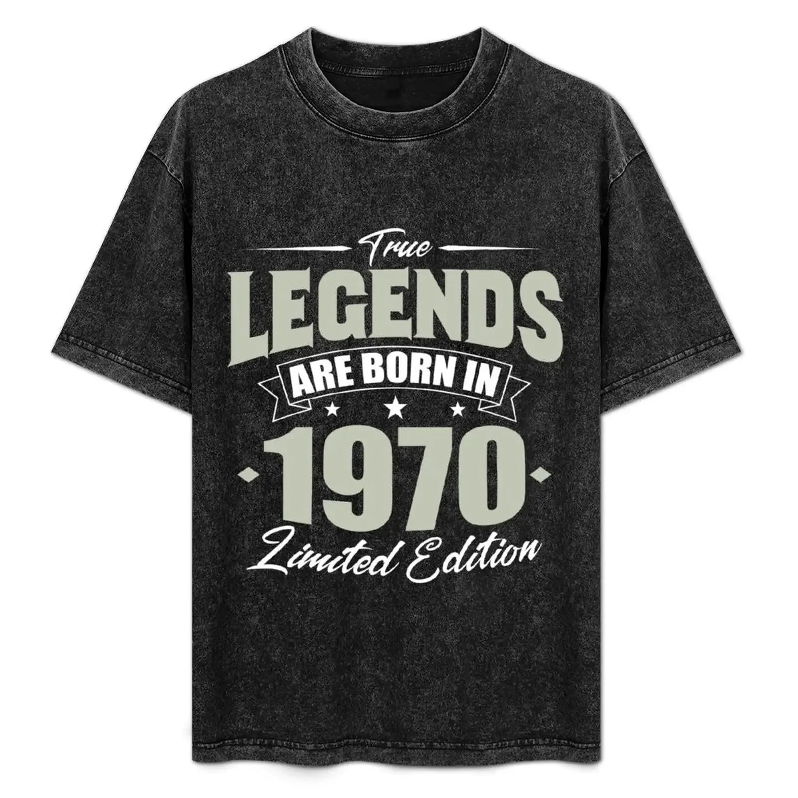 

Legends were born in 1970 50 years gift T-Shirt Athletic Fit Sports Short Sleeve Top