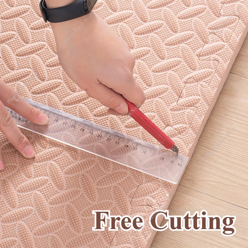 6/9/12 szt. Dziecięca mata puzzle podłogowa dywanik dla dzieci Bebe materac mata do aktywności w pokoju dziecięcym płytki zabawka dywan jednolity kolor 30*30*1CM