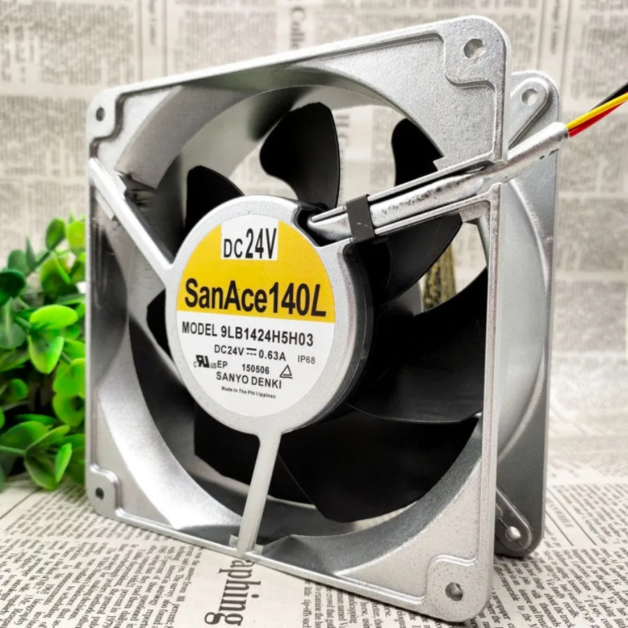 Ventilador de Refrigeración para Inversor AA + Sanyo/Sanyo 9LB1424H5H03 14050 24V 0.63A 14CM, Precio al por Mayor Negociado