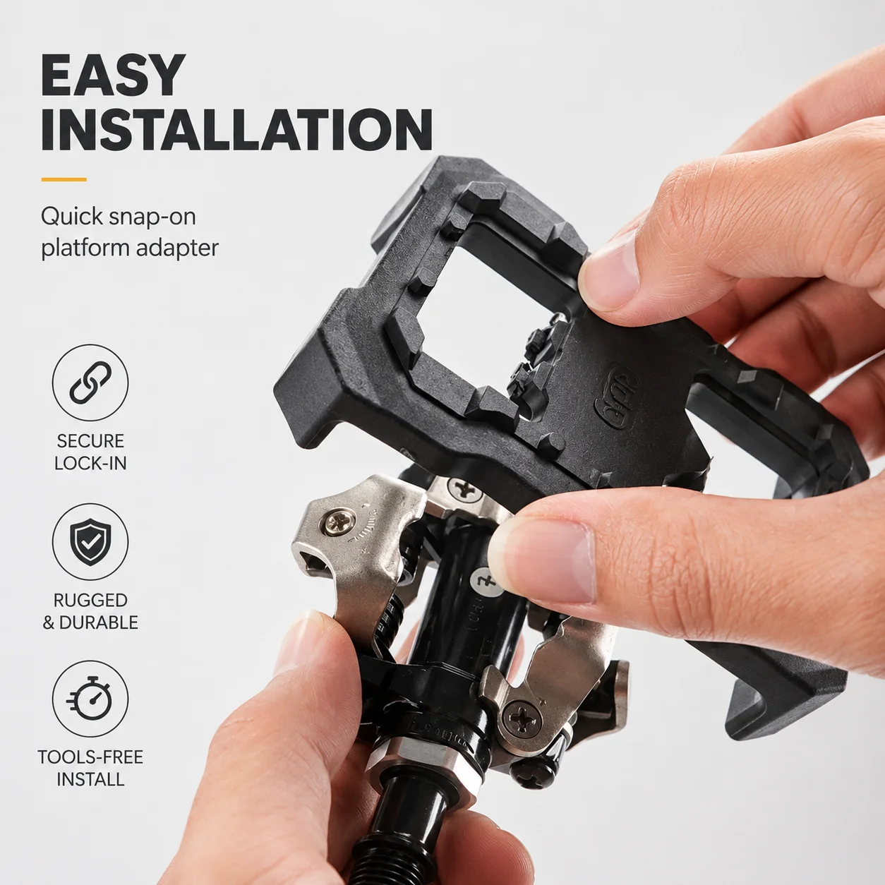 MTB Pedal Converter Bicycle Clipless Pedals Converter to Flat Peda Mountain Bike Pedal Adapter for Shimano M520/M540/M8000/M900