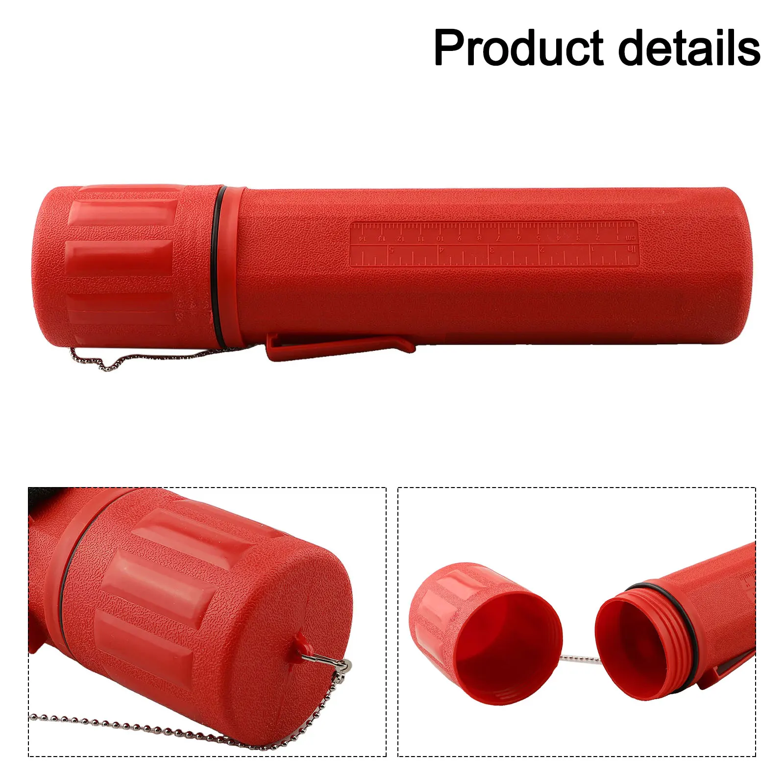 

Carry Strap Storage MMA Electrode Container 360mm X 80mm Welding Rod Storage Measuring Scale Embossed Easy Transport Storage