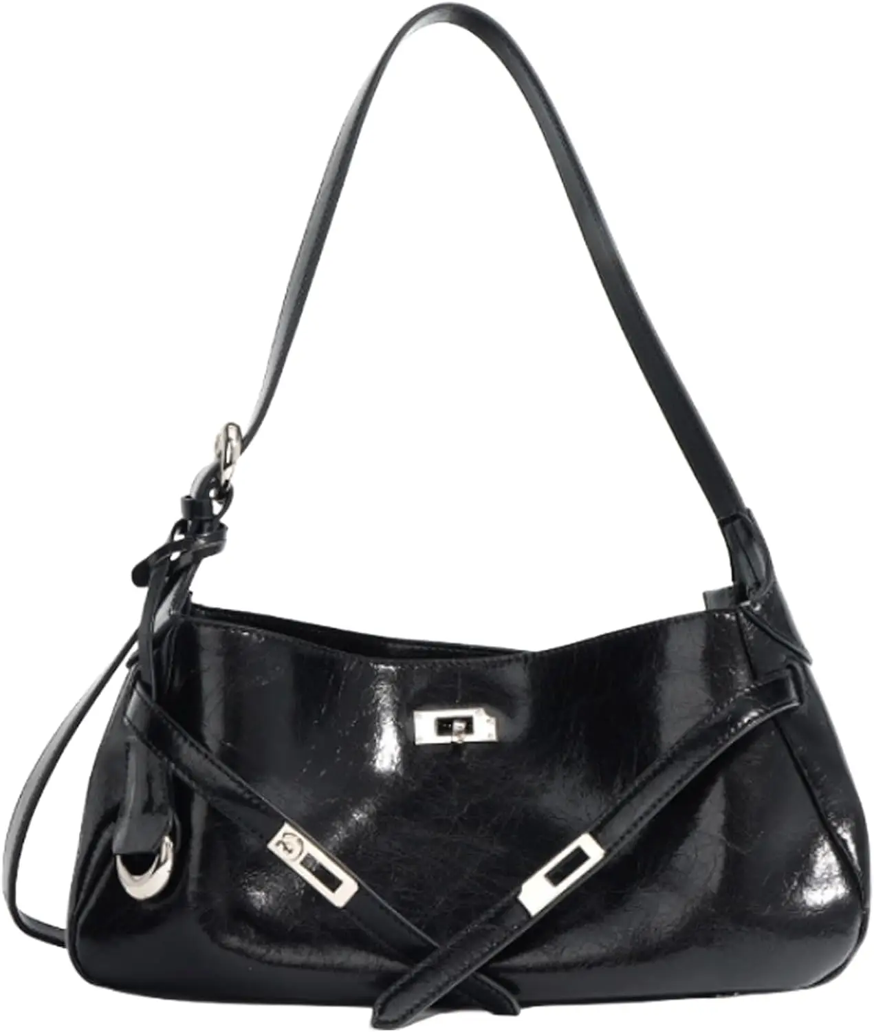 

Genuine Leather Hobo Bag for Women, Slouchy Tote Shoulder Purse