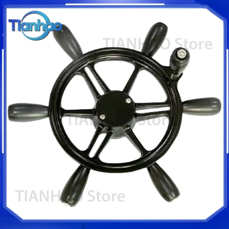 15 Inch Boat Steering Wheel for Speedboat Pontoon Yacht Aluminum Alloy with ABS Grip 380mm Marine Sport Helm for 3/4 Shaft