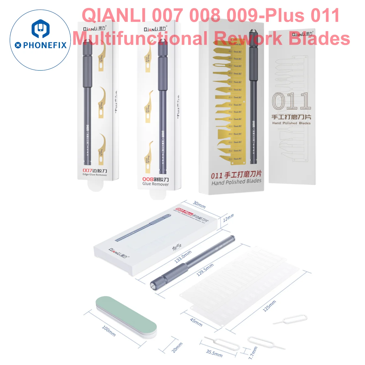 qianli-faca-007-008-009-kaigexin-kgx-d11a-universal-faca-de-reparo-do-telefone-celular-cpu-cola-remocao-lamina-chip-raspador-ferramenta-de-alavanca-faca