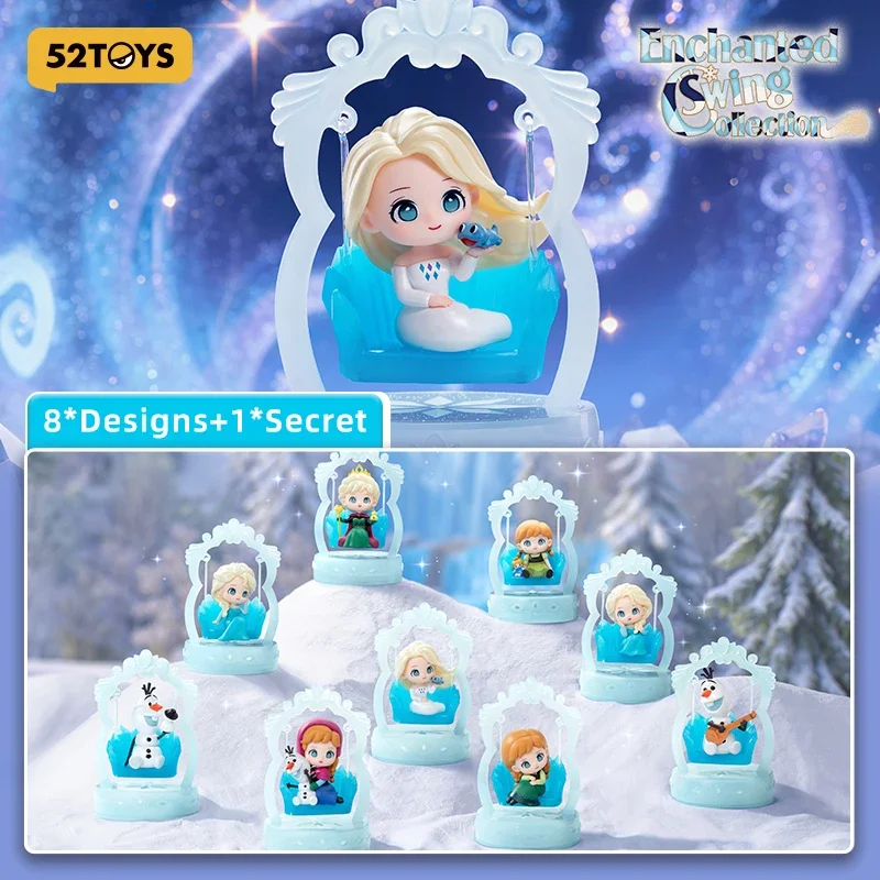 

Disney Frozen Series - Enchanted Swing Collection Blind Box Mystery Box Toys Kawaii Ornaments Figurines Home Decor Desktop Model