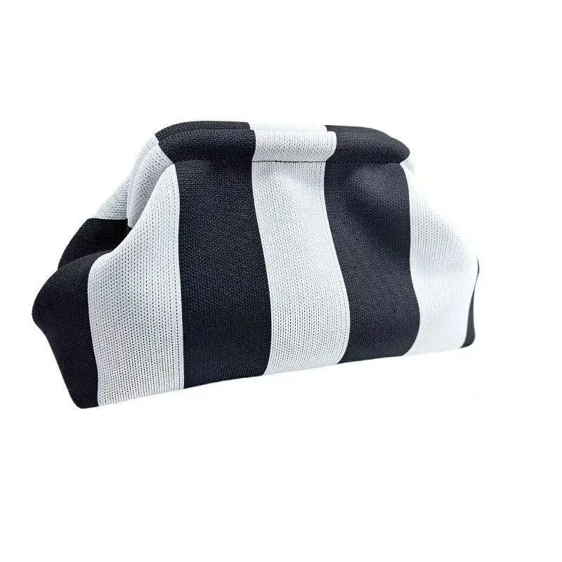 Polyester-Kosmetiktasche mit großer Kapazität, atmungsaktivem Stoff für tägliche Reisen, Einkäufe, lässige Colorblock-Tasche – Detail 4