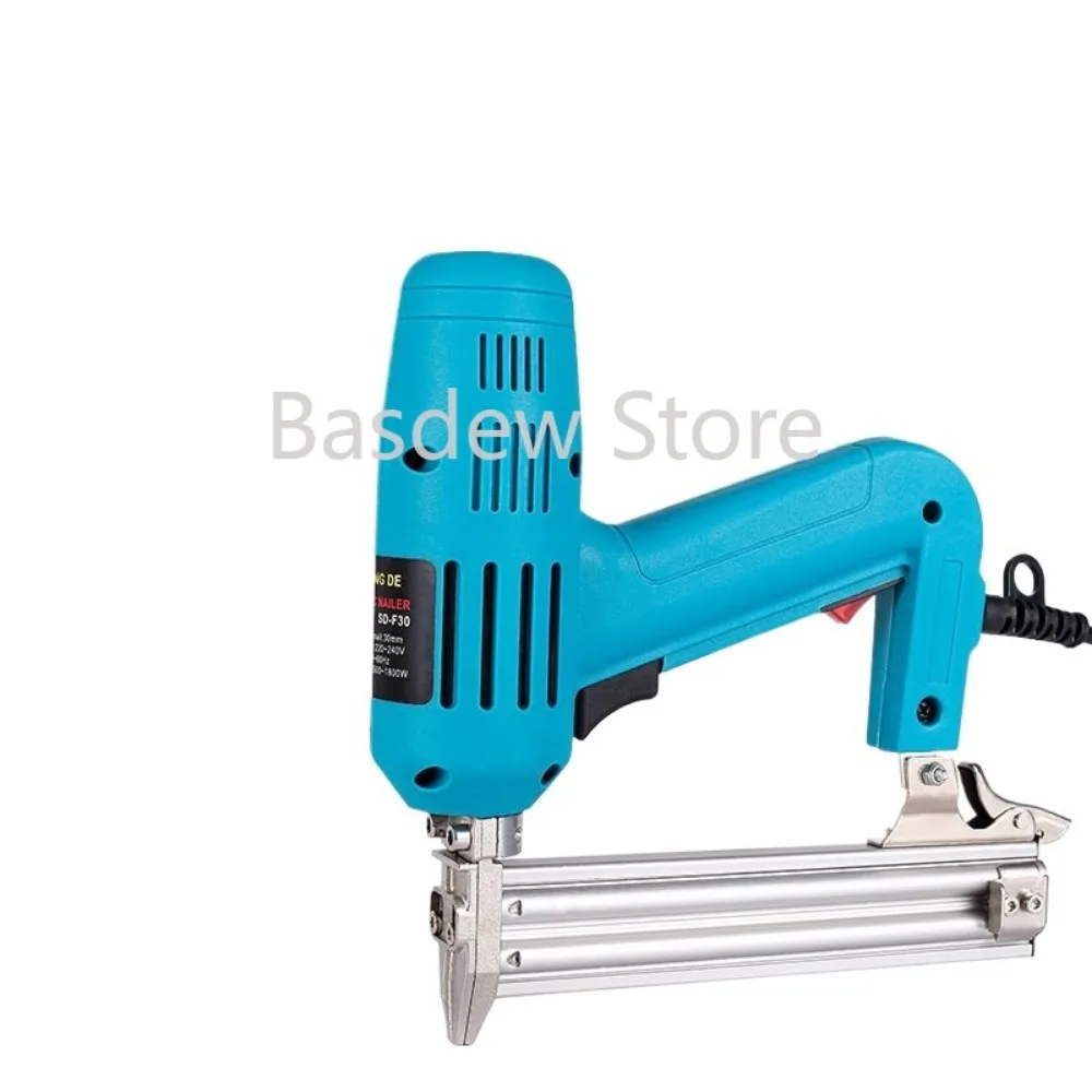 

Electrical Nail Gun F30 Straight Nail Gun Dual-Use U-Type Pneumatic Strip Nail Grab Nagler Fastener Electric Staple Gun