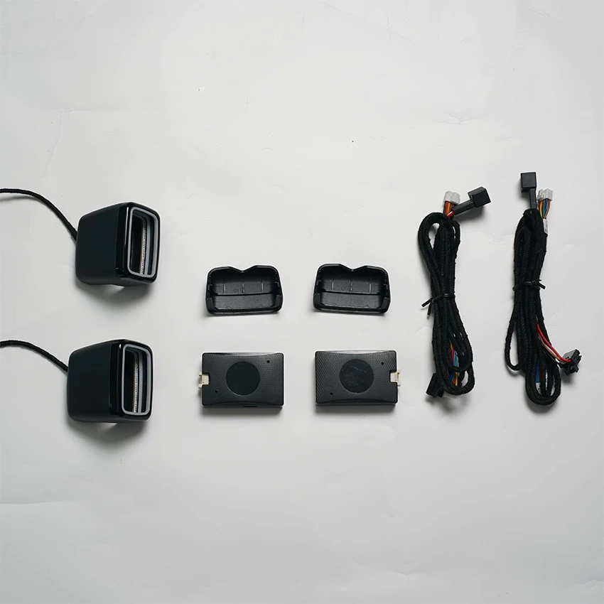 

Accessories Multi color seat belt buckle atmosphere lamp Interior environment lamp For Audi 2017-2024 A4 A5 Q5 2019-2024 A6 A7