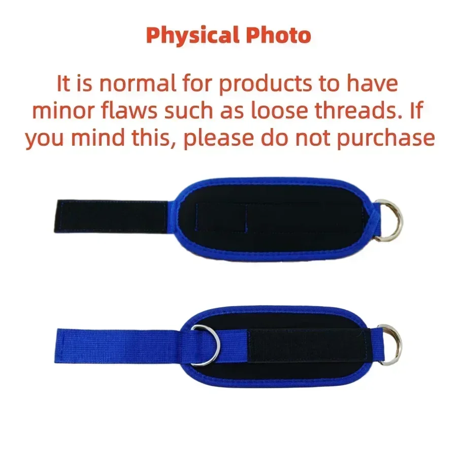 1PC Padded Ankle Straps for Cable Machines - Breathable Fully Adjustable Cuffs for Leg Exercise Workouts