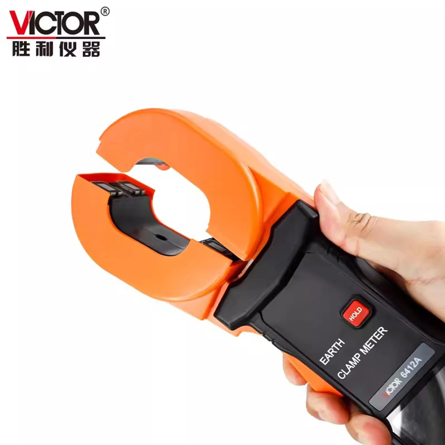 VICTOR 6410+ 6412A Digital Clamp Earth Ground Resistance Clamp Meter Leakage Current Measurement Electrical Equipment VC6410plus