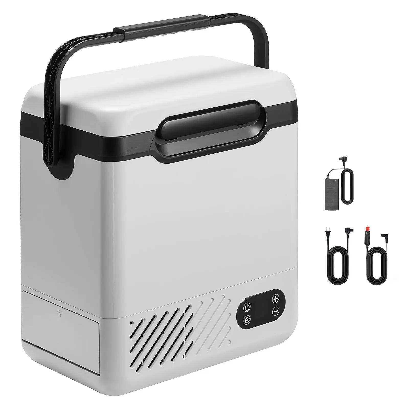 12 Volt 12.68 QT/ 12L Portable Electric Freezer Compressor Handle 100 240V AC Car Fridge 4
