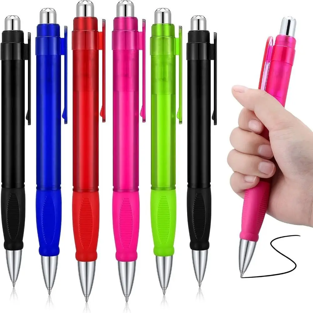 New Plastic Big Ballpoint Pen Fun Gift Large Oversize Writting Pen Novelty Toy Props Toys Huge Neutral Pen Stationery