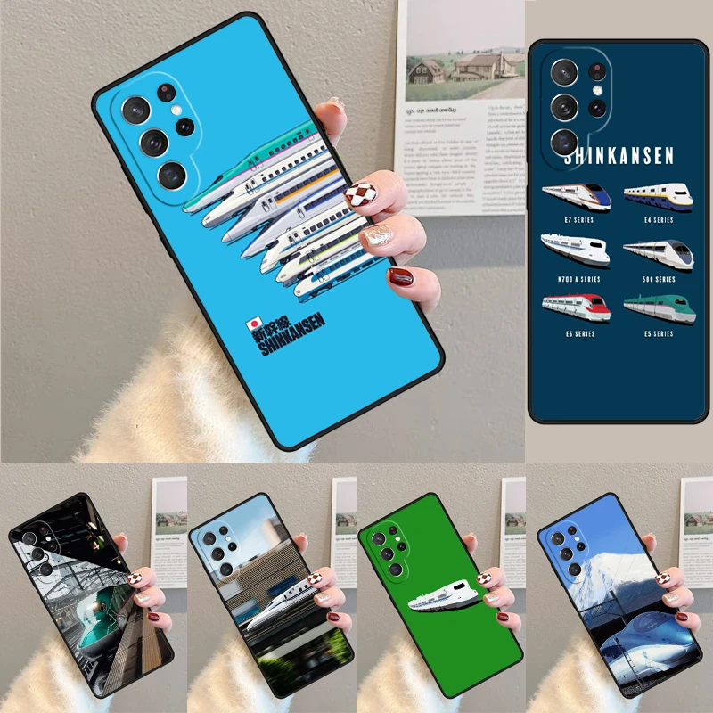 Bullet Train Series Shinkansen Handyhülle für Samsung Galaxy Note 10 Pro S26 Ultra S23 S24 FE S25 S21 S22 PLUS stoßfeste Hülle