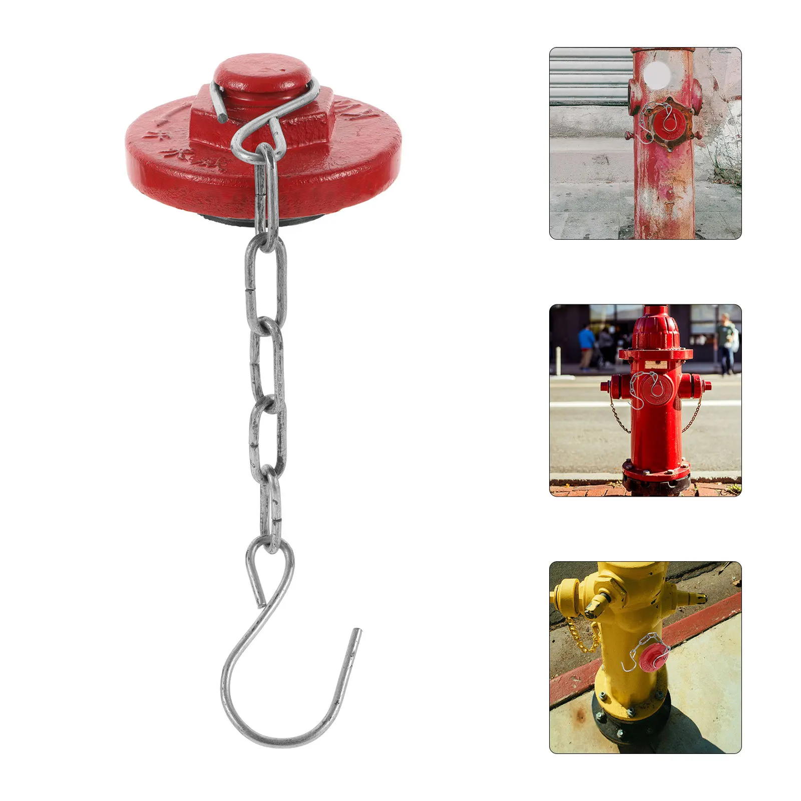 

Fire Hydrant Side Cap Resistant Nozzle Replacement Metal Cap With Chain Hydrant Adapter Part Auto
