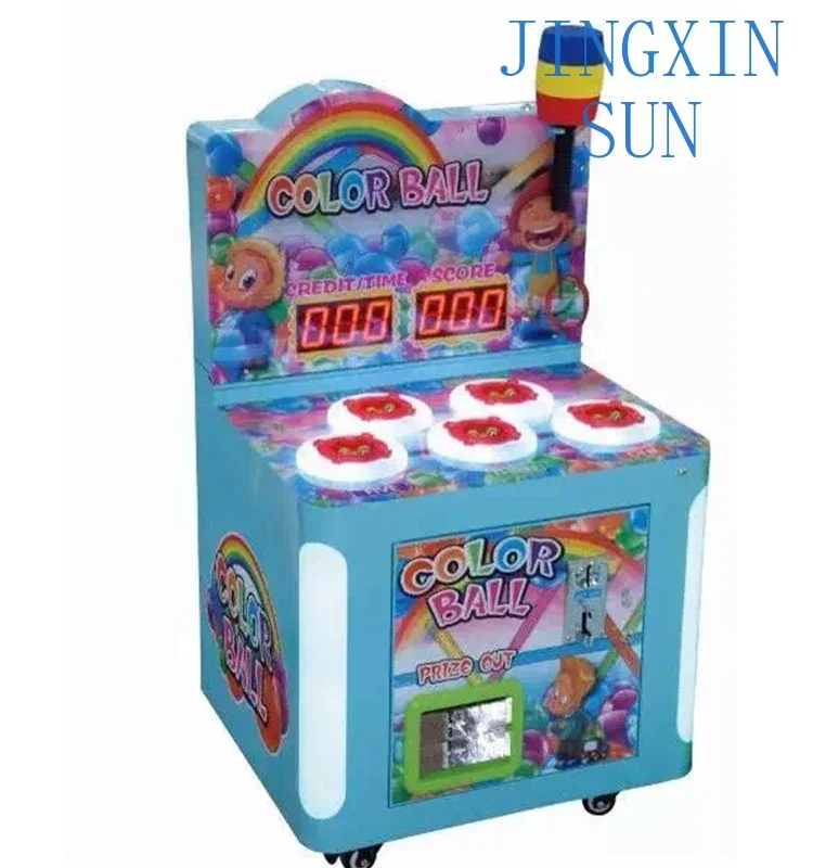 coin operated game machine crazy frog hammer game machine hitting frog machine