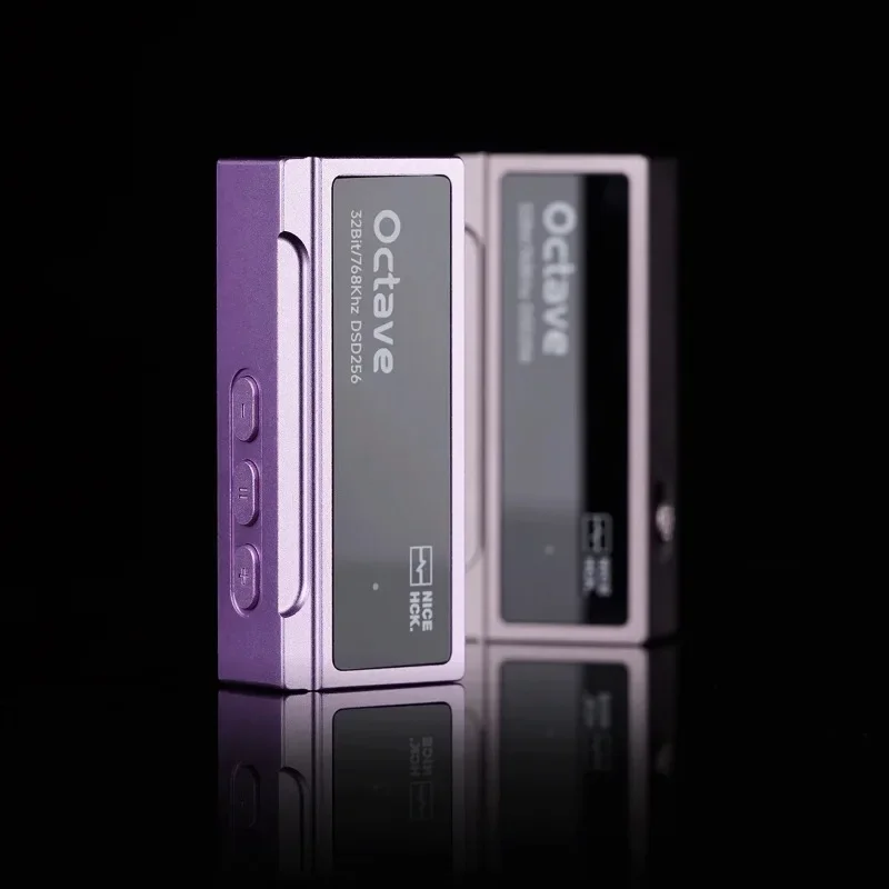 NICEHCK 옥타브 하이파이 휴대용 DAC 앰프 플래그십 ES9039Q2M 디코딩 칩 타입-C 3.5mm & 4.4mm 출력 최대 550mW@32Ω 전력