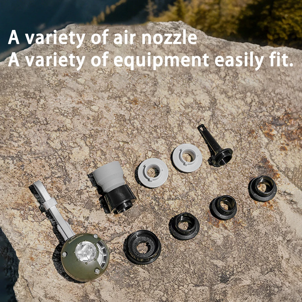 Naturehike Mini Elektrische Aufblaspumpe Kabelloser Luftkompressor Inflator Entlüfter Luftpumpen für Wandern Camping-Ausrüstung – Detail 14