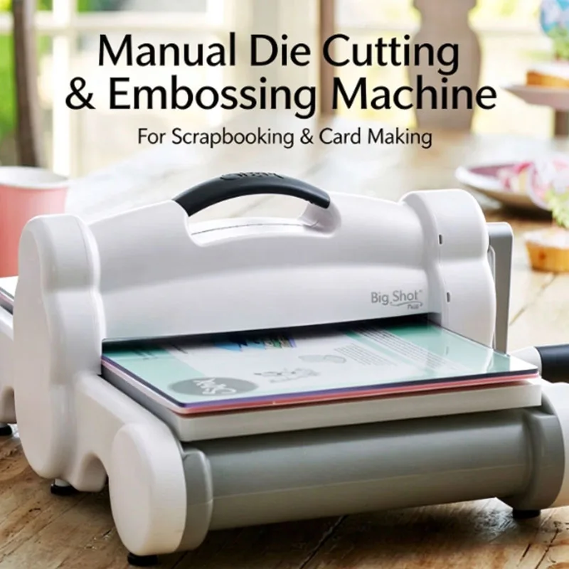 Hand A4 Crank Die Cutter Embosser, Portable Paper Craft Embossing Machine for DIY Scrapbooking Crafts