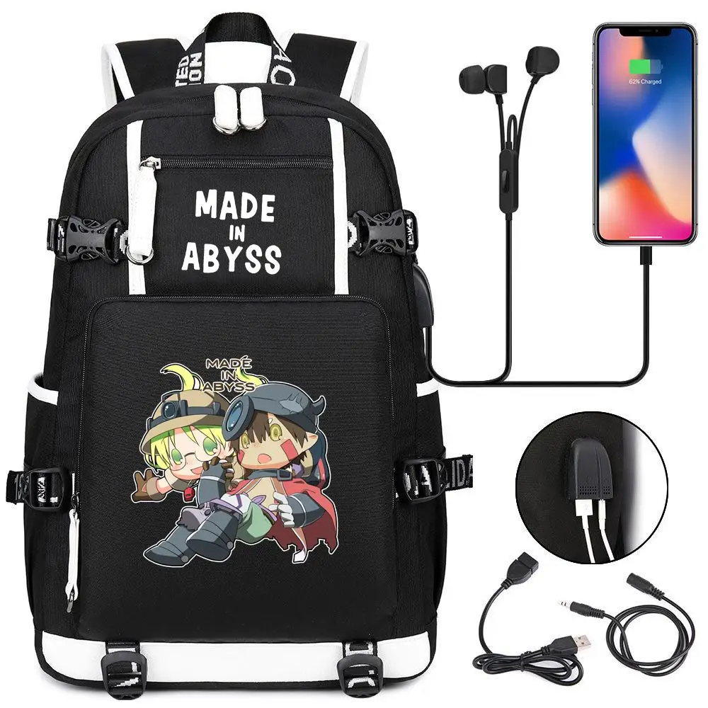 Anime Backpack Made In Abyss Nanachi Backpacks School Bags Bookbag Men Women Laptop Shoulder Bags