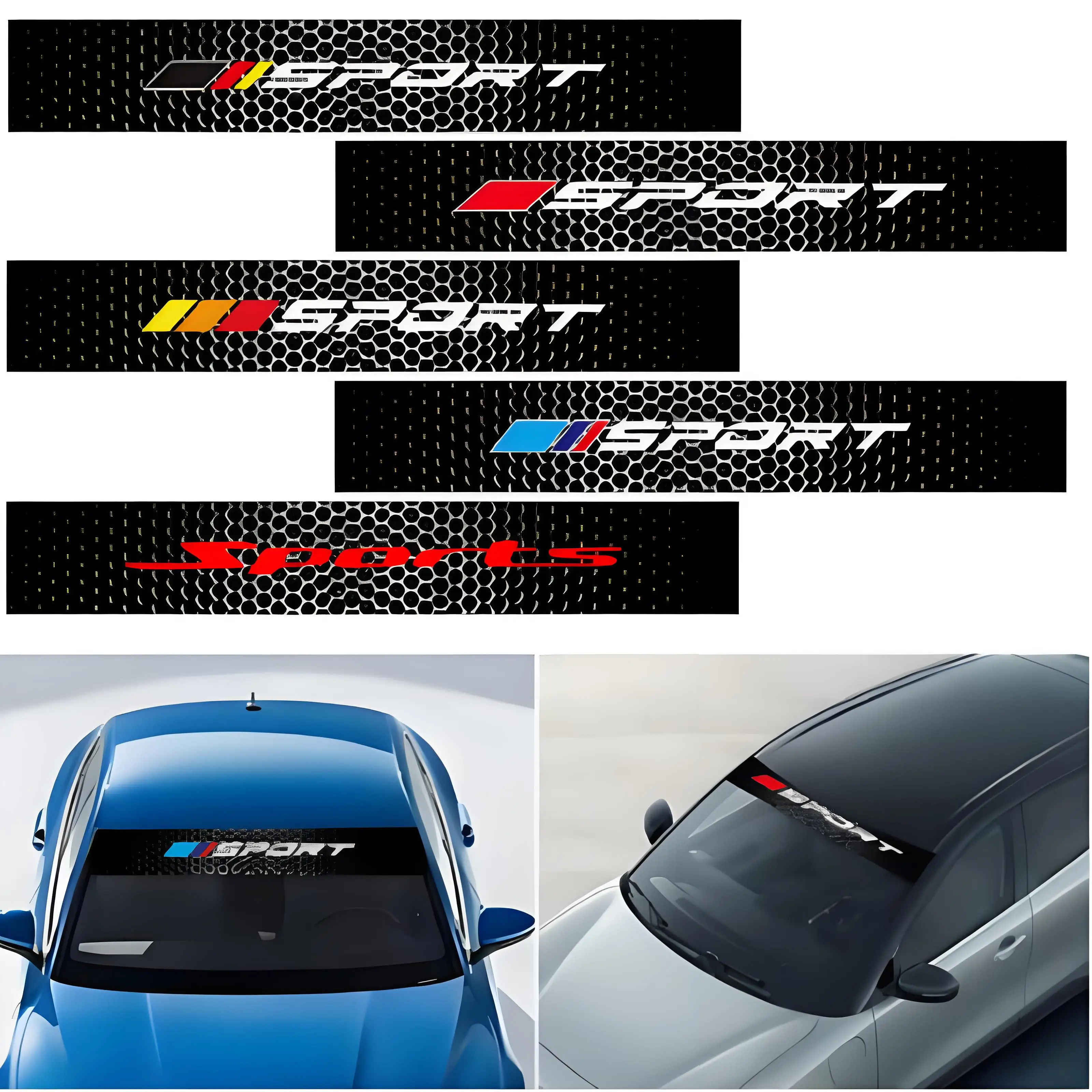

Car Front Gear Sticker Personalized Universal Sticker Windshield Sticker Sunshade Light Blocking Sticker Modified Car Sticker