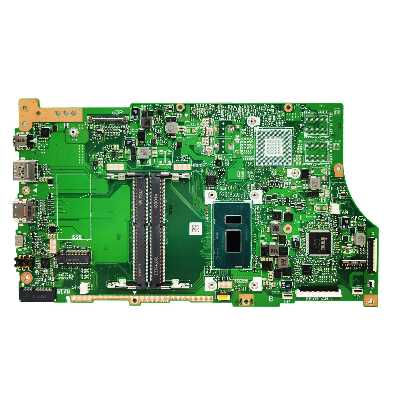 Imagem -02 - Placa-mãe Portátil para Asus X530un Placa-mãe para Asus X530ua X530uf A530u F530u V530u R530u K530u S530u X530uno i3 i5 i7 ° Cpu