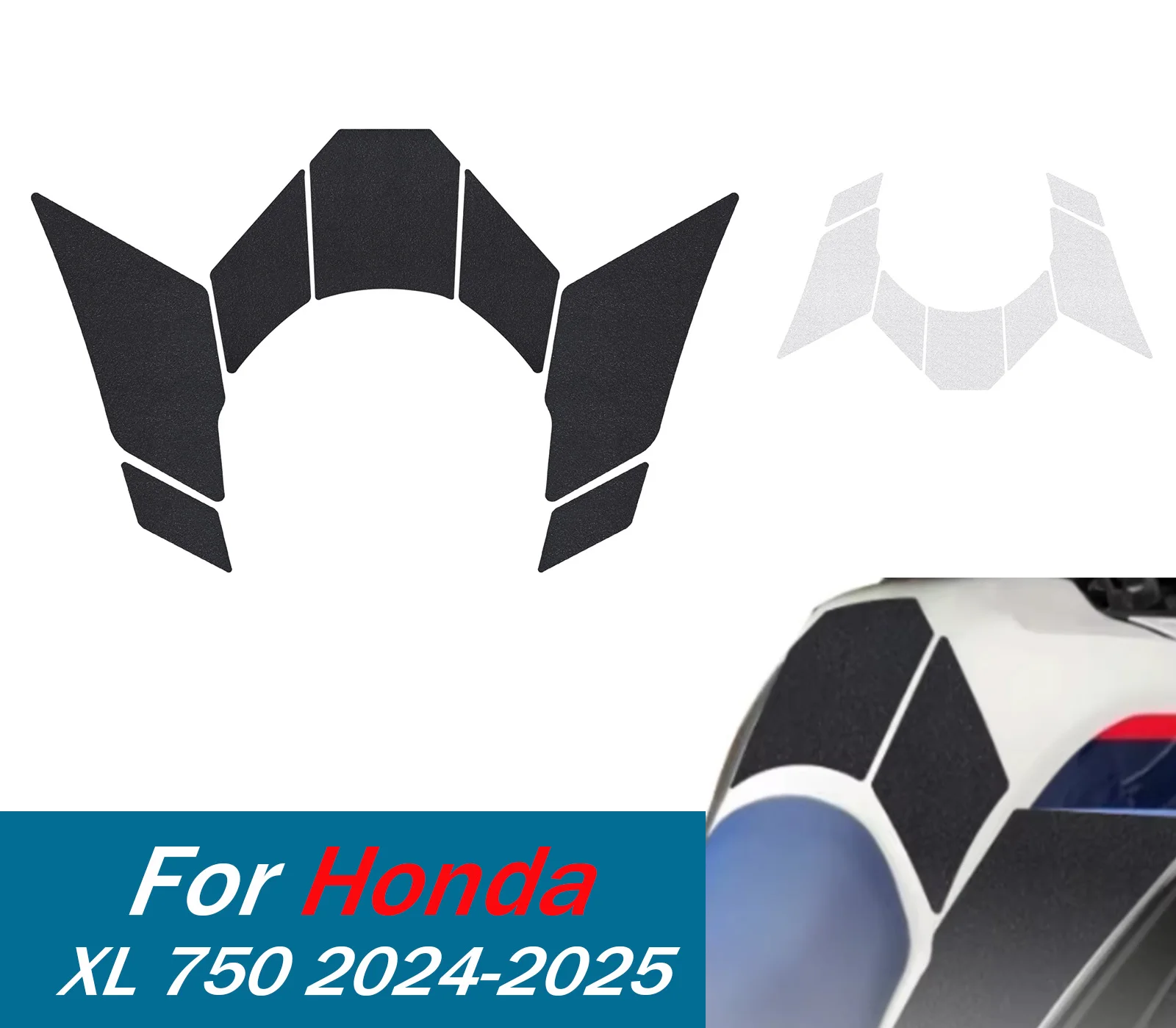 

XL750 Transalp Tank Traction Side Pad Газовое топливо Коленная ручка Наклейка для Honda XL 750 2024 2025 Наклейки для мотоциклов Аксессуары