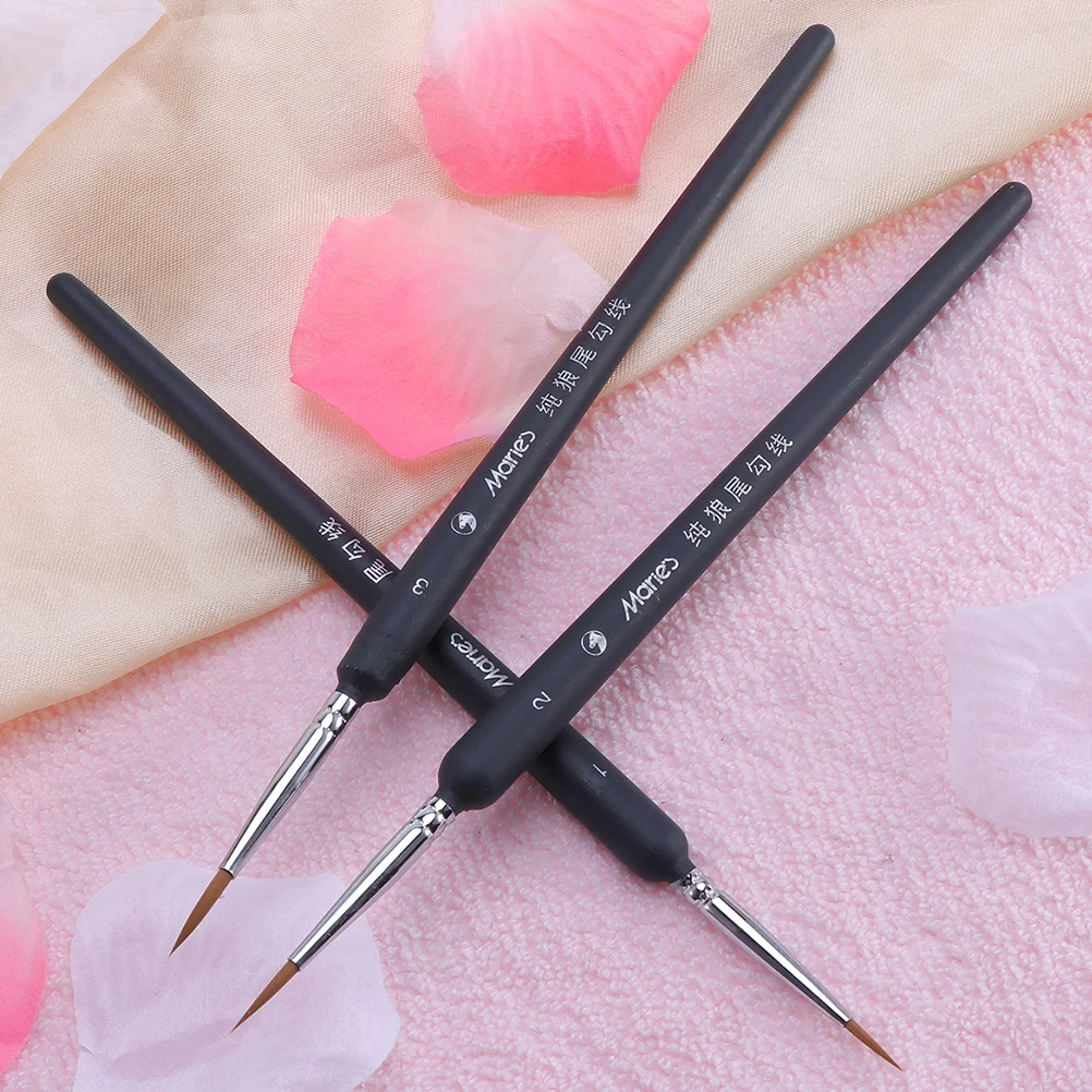

6pcs Paint Brushes Durable Long Lasting Perfect for Artists Kids Beginners Professionals Plastic Handles Portable Travel