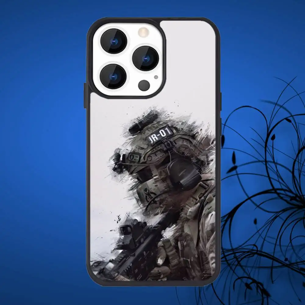 حافظة هاتف رائعة للقوات الخاصة للجيش لهواتف iPhone 17,16,15,14,13,12,11,Plus,Pro,Max Mini Magsafe شحن لاسلكي مغناطيسي