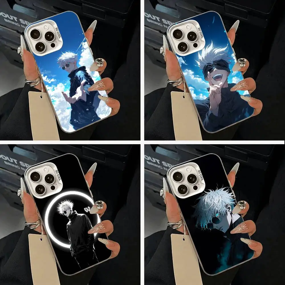 

Favorite Anime Characters-S-Satoru G-Gojo Phone Case For IPhone 17 Air 16 15 14 13 12 11 Pro Max White Sliver Hard Cover