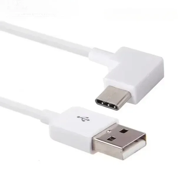 90 ° كابل بيانات USB للهاتف المحمول بزاوية 3.1 Type-C P10 متوافق مع Huawei وXiaomi وSamsung وMeizu #3