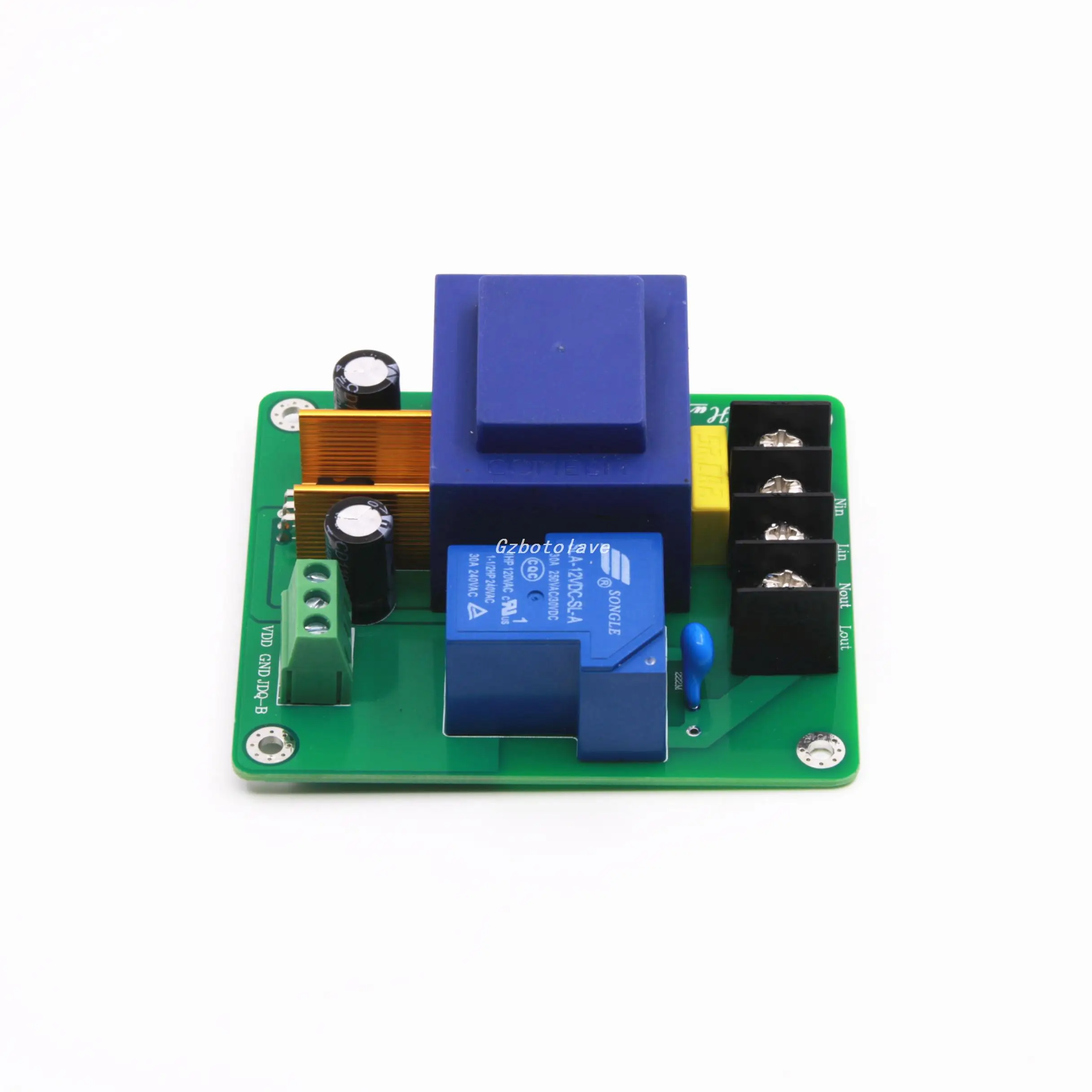 Gzbotolave  HiFi 128 Steps Remote Volume Control Board Relay Pure Resistor Shunt DIY Preamp Audio baord