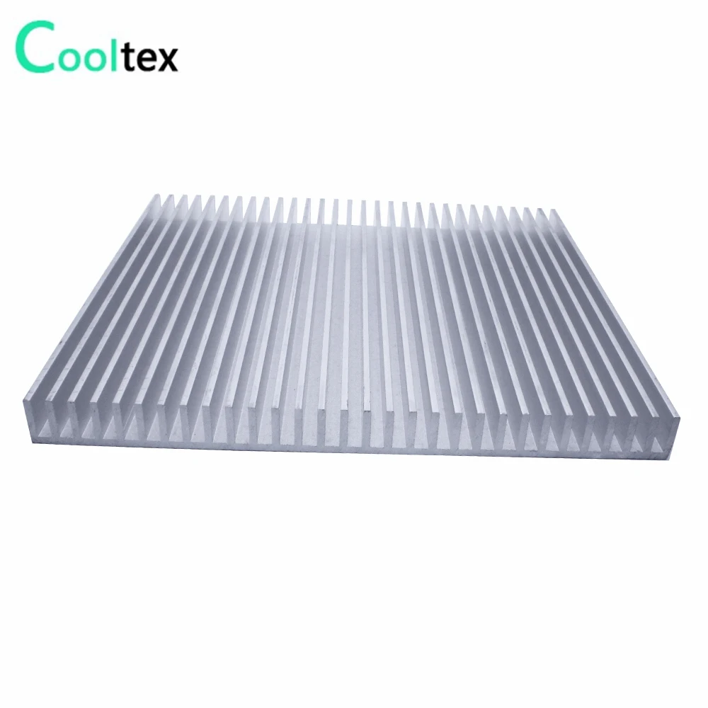 High power 220x200x18mm radiator Aluminum heatsink heat sink for LED Electronic Power Amplifier integrated circuit cooling