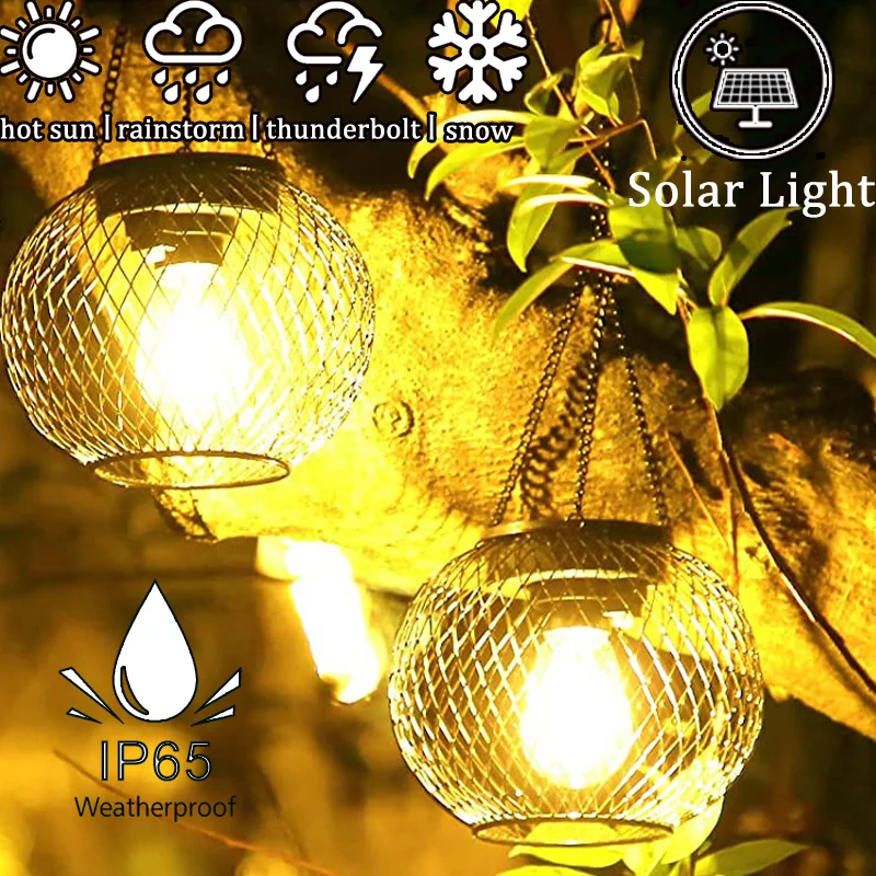 

Outdoor Solar Lights Hanging Solar Lights Outdoor Garden Metal Hanging Lights Decorative Lighting Garden Lights