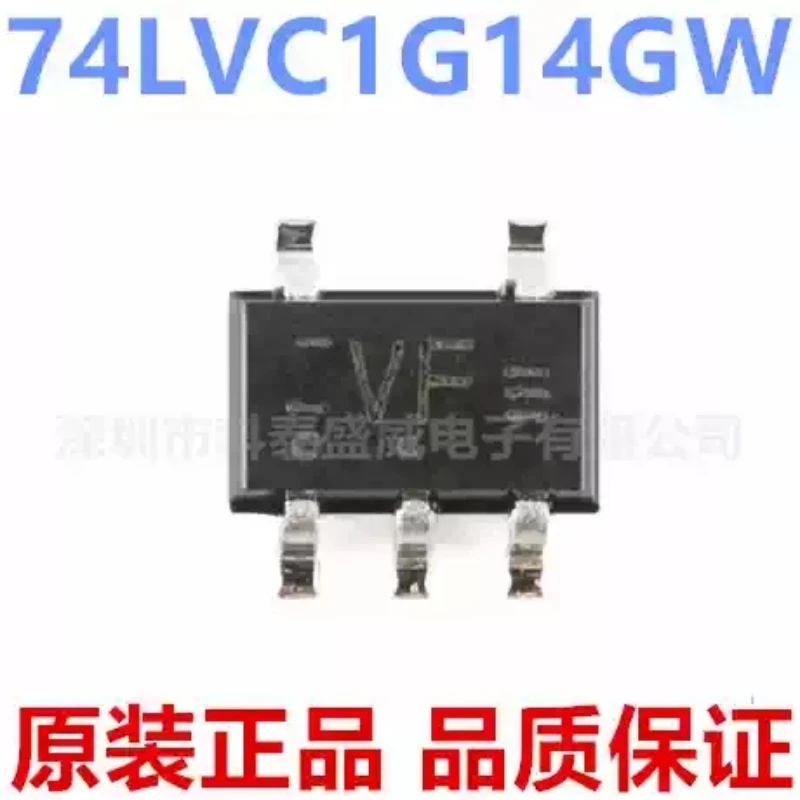 Brand new original 74LVC1G14GW, 125 silk screen VF SOT353 logic IC gate inverter chip