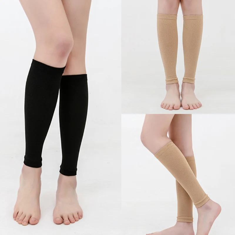 Women Men Calf Compression Stockings Varicose Veins Treat Shaping Graduated Pressure Stockings New