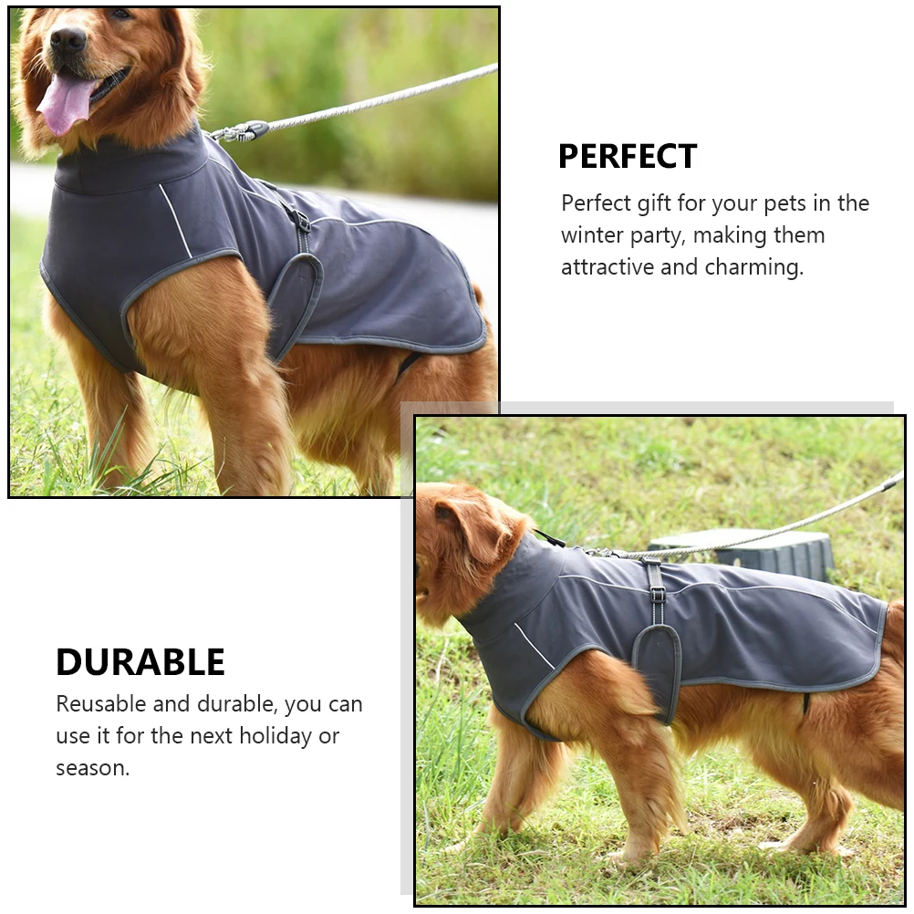 

Warm Pet Clothing Raincoat Dog Jackets for Dogs Supplies Coats Polyester Raincoats
